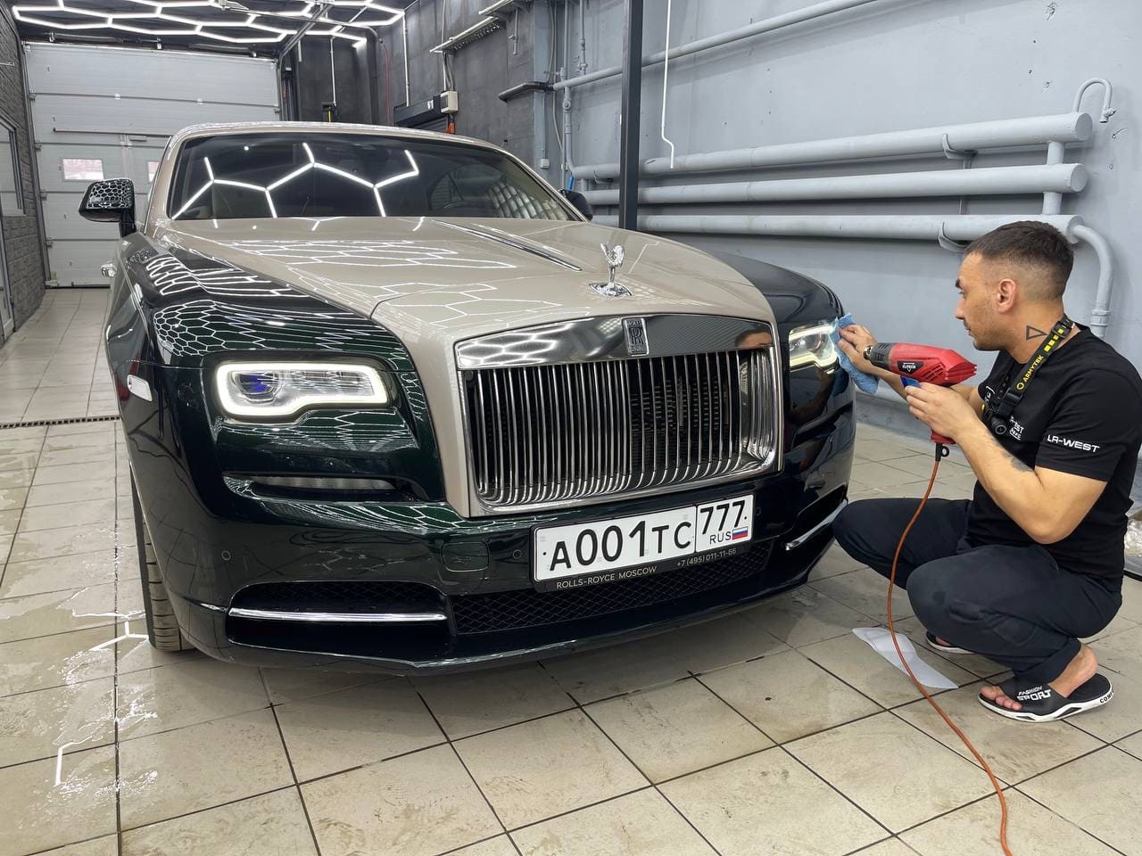 Защита оптики Rolls-Royce Ghost