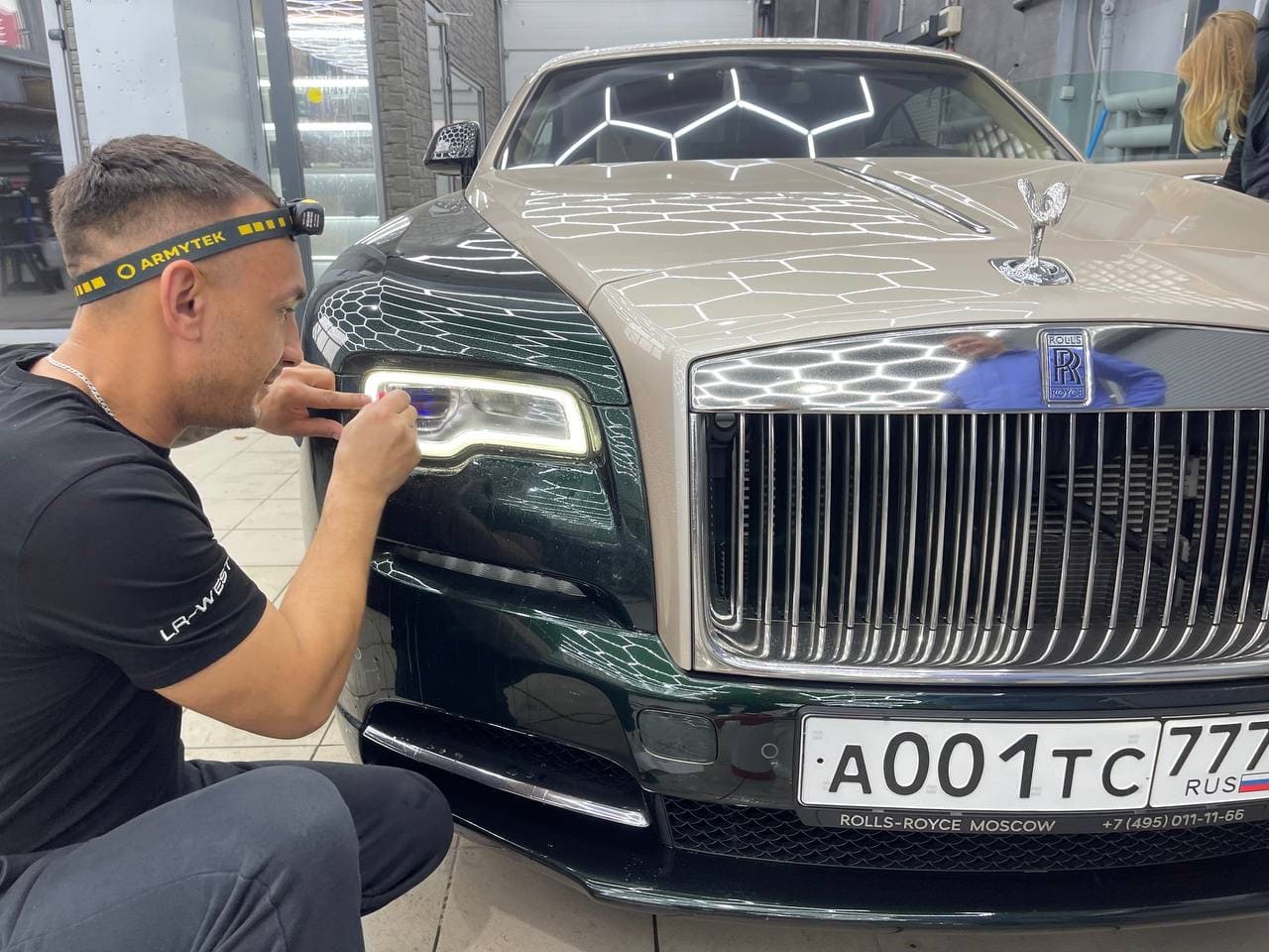 Защита оптики Rolls-Royce Ghost