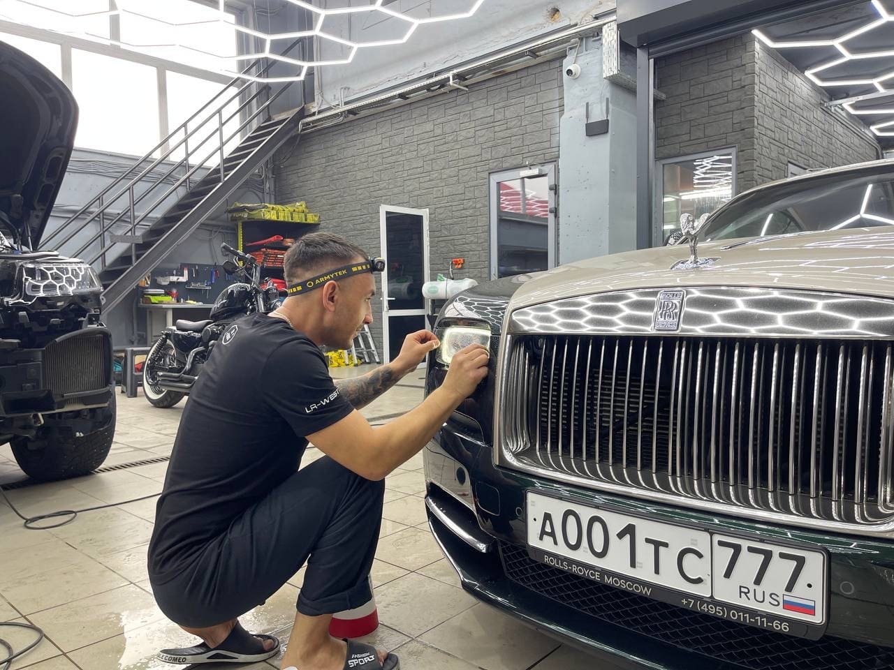 Защита оптики Rolls-Royce Ghost