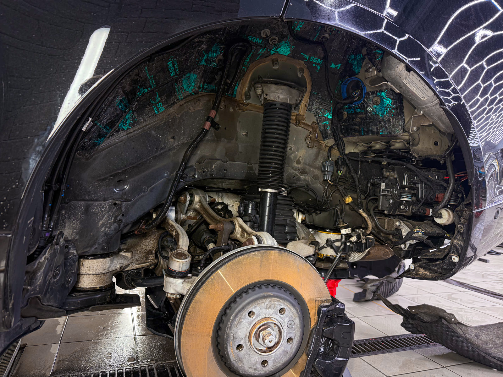 Мойка подвески Range Rover Vogue L460